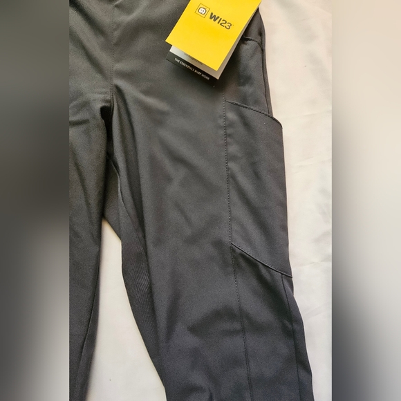 NWT Wonder Wink W123 Womens Gray Elastic Drawstring Waist Scrub Pants Size XS - Picture 3 of 15